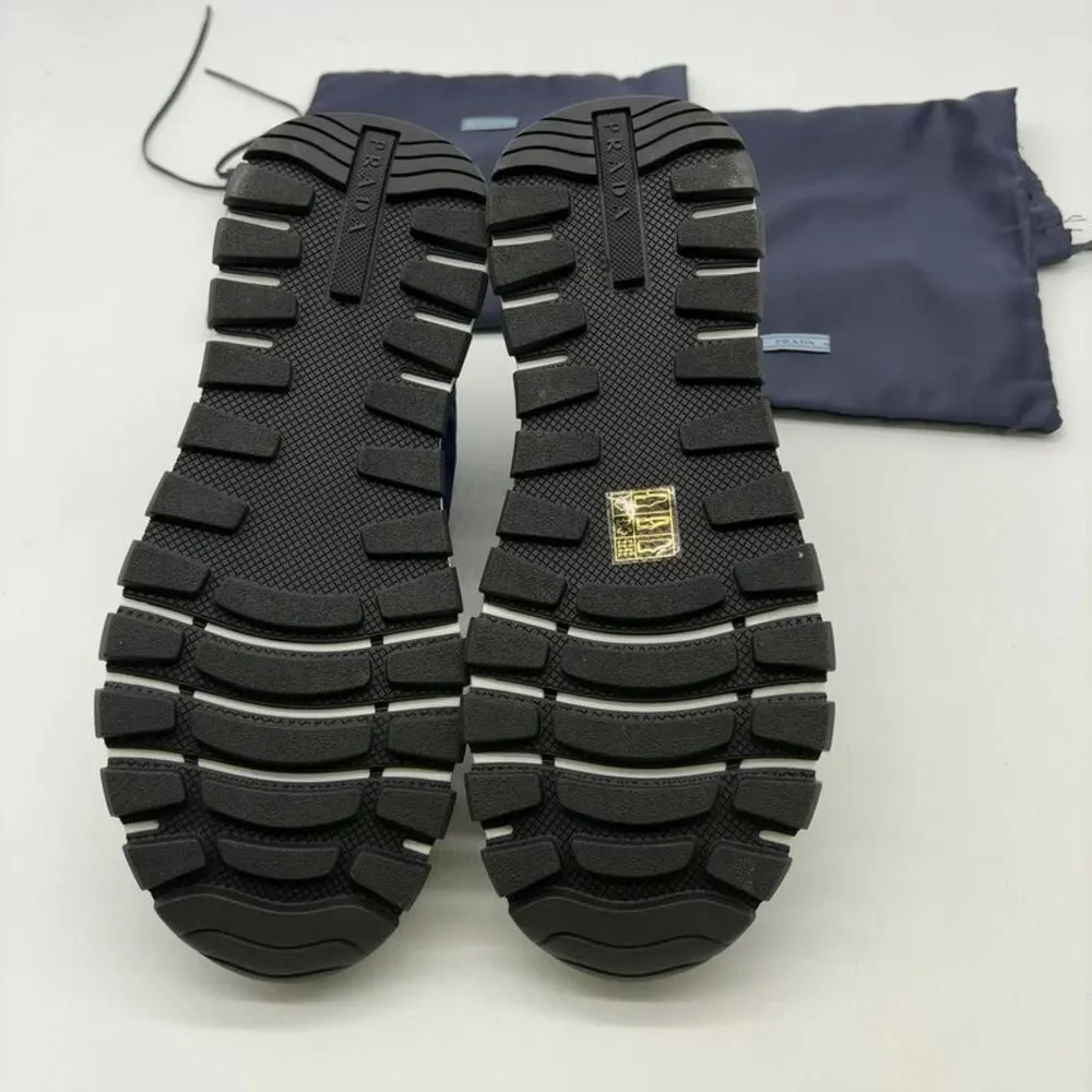 Prada Nylon PRAX Sneakers Blue White